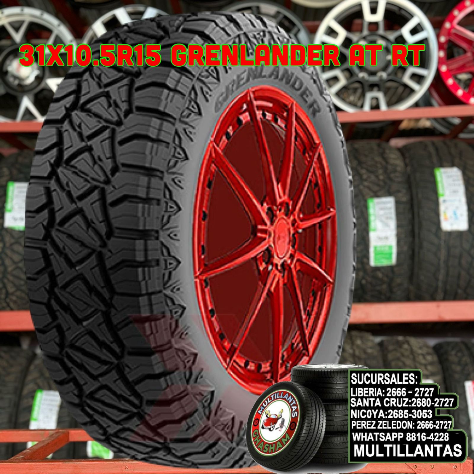 31X10.5R15 GRENLANDER AT - RT